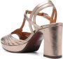Chie Mihara metallic-effect leather sandals Brown - Thumbnail 3