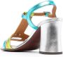 Chie Mihara metallic open-toe 90mm sandals Blue - Thumbnail 3