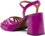 Chie Mihara Naiel 85mm leather sandals Purple - Thumbnail 3