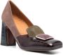 Chie Mihara Ohico 90mm printed-buckle pumps Brown - Thumbnail 2