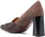 Chie Mihara Ohico 90mm printed-buckle pumps Brown - Thumbnail 3