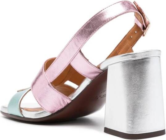 Chie Mihara Panya 85mm leather sandals Pink