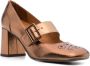 Chie Mihara Paypau 60mm leather pumps Gold - Thumbnail 2