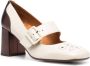 Chie Mihara Paypau 80mm leather pumps White - Thumbnail 2