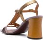 Chie Mihara Pinyata 90mm colour-block sandals Gold - Thumbnail 3
