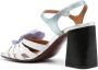 Chie Mihara Pirota 90mm floral-appliqué sandals White - Thumbnail 3