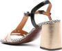 Chie Mihara Piyata 70mm leather sandals Black - Thumbnail 3