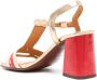 Chie Mihara Piyata 70mm leather sandals Gold - Thumbnail 3