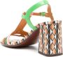 Chie Mihara Piyata 70mm leather sandals Green - Thumbnail 3