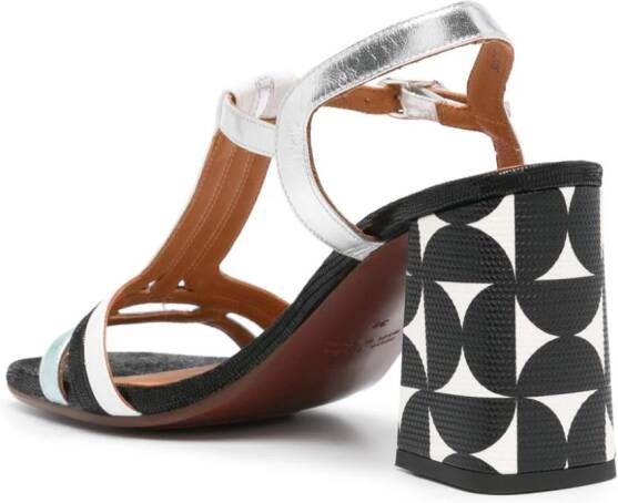 Chie Mihara Piyata 90mm leather sandals Black