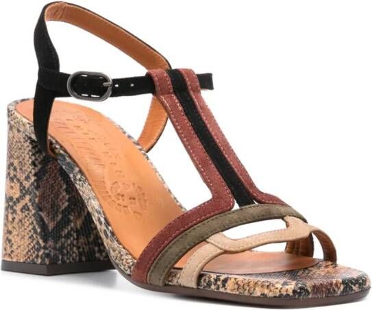 Chie Mihara Piyata 95mm sandals Brown