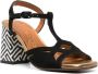 Chie Mihara Plau 90mm leather sandals Black - Thumbnail 2