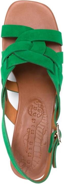Chie Mihara Quirino 50mm sandals Green