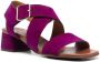 Chie Mihara Quisael 50mm crossover-strap sandals Purple - Thumbnail 2