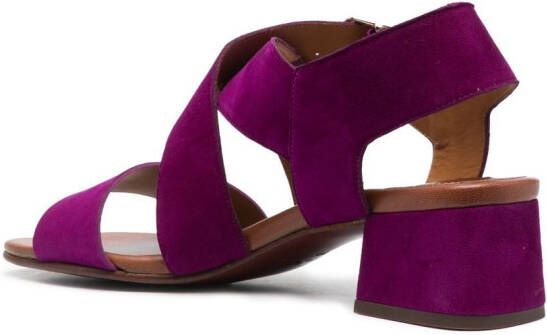 Chie Mihara Quisael 50mm crossover-strap sandals Purple