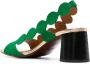 Chie Mihara Roka 50mm leather sandals Green - Thumbnail 3