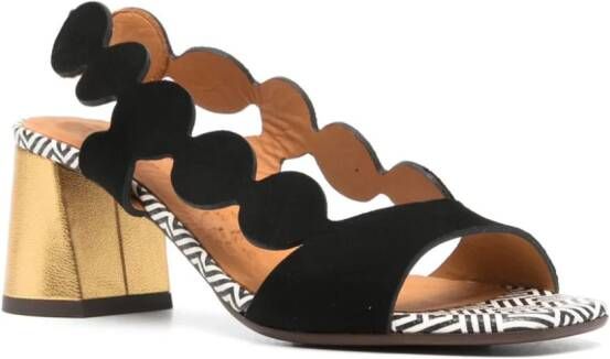 Chie Mihara Roka 50mm sandals Black