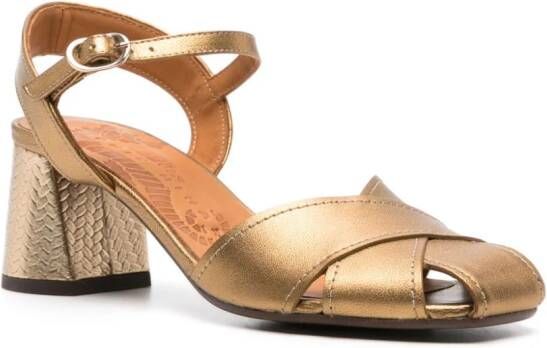 Chie Mihara Roley caged-design sandals Gold