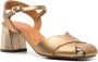 Chie Mihara Roley caged-design sandals Gold - Thumbnail 2