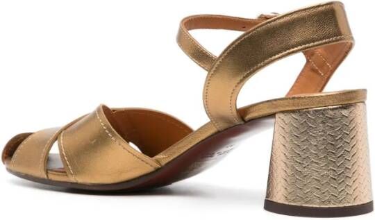 Chie Mihara Roley caged-design sandals Gold