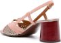 Chie Mihara Rusa slingback leather sandals Pink - Thumbnail 3