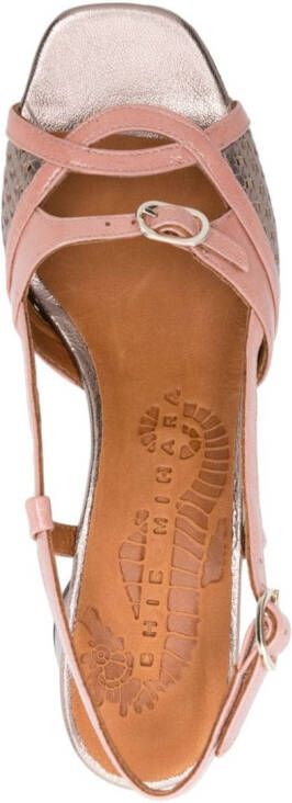 Chie Mihara Rusa slingback leather sandals Pink