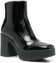 Chie Mihara square-toe 100mm leather boots Black - Thumbnail 2