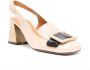 Chie Mihara Suzan 75mm patent-leather pumps Neutrals - Thumbnail 2