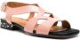 Chie Mihara Taini flat leather sandals Pink - Thumbnail 2