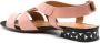 Chie Mihara Taini flat leather sandals Pink - Thumbnail 3