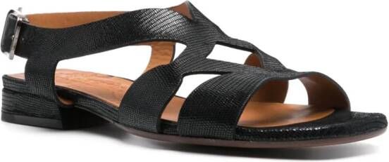 Chie Mihara Taini leather sandals Black