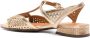 Chie Mihara Tencha caged leather sandals Gold - Thumbnail 3