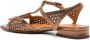 Chie Mihara Tencha metallic leather sandals Brown - Thumbnail 3