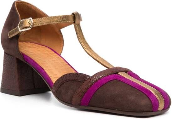 Chie Mihara Volai 55mm suede pumps Brown