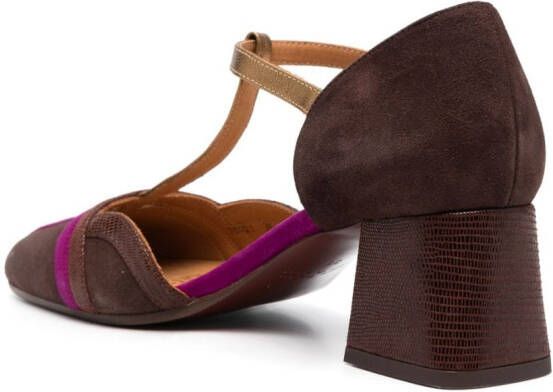 Chie Mihara Volai 55mm suede pumps Brown