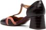 Chie Mihara Volai colour-block 60mm leather pumps Purple - Thumbnail 3