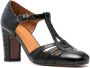 Chie Mihara Wance 90mm strappy leather pumps Black - Thumbnail 1