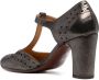 Chie Mihara Wante 75mm metallic-leather pumps Silver - Thumbnail 3