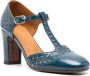 Chie Mihara Wante 85mm leather pumps Blue - Thumbnail 2
