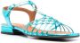 Chie Mihara woven-strap leather sandals Blue - Thumbnail 2