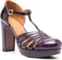 Chie Mihara Yeilo 110mm block-heel pumps Purple - Thumbnail 2