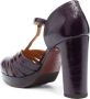 Chie Mihara Yeilo 110mm block-heel pumps Purple - Thumbnail 3