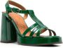 Chie Mihara Zico 103mm leather sandals Green - Thumbnail 2