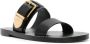 Chloé buckle-strap leather sandals Black - Thumbnail 2
