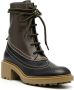 Chloé Franne leather lace-up boots Brown - Thumbnail 2