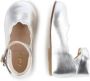 Chloé Kids buckled leather ballerina shoes Silver - Thumbnail 5