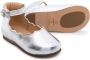 Chloé Kids metallic buckled ballerina shoes Silver - Thumbnail 2