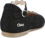 Chloé Kids scalloped-edge ballerina leather shoes Black - Thumbnail 3