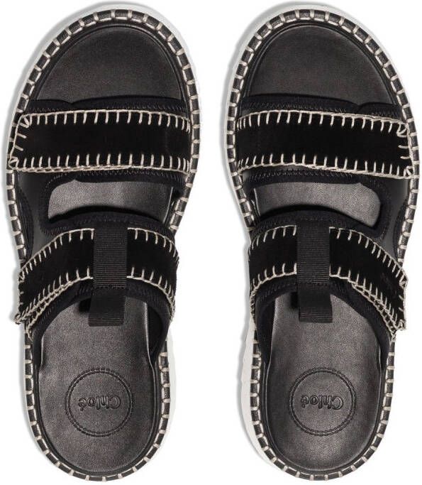 Chloé Lilli platform sandals Black