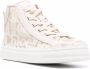 Chloé logo lace panels hi-top sneakers Neutrals - Thumbnail 2